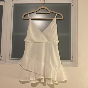 White forever romper